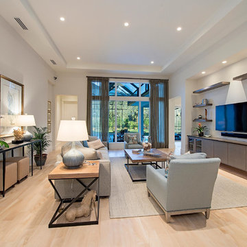 Naples Beach Coastal Retreat Great Room