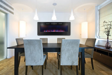 Minimalist dining room photo in Toronto