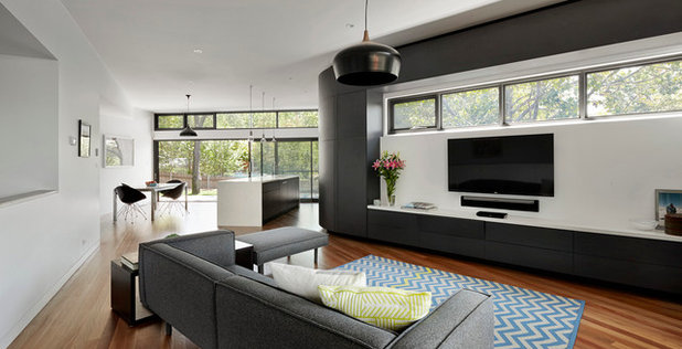 Contemporary Living Room by Adam Dettrick Architects