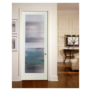 Narrow Reed Decorative Glass Interior Door Klassisk Vardagsrum
