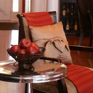 Living room - eclectic living room idea in Charlotte