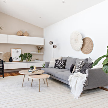 Natural & Neutral Family Room