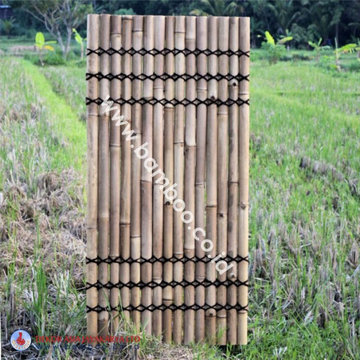 Natural Bamboo Half Raft Panel - Bamboo Panel and Bamboo Screen