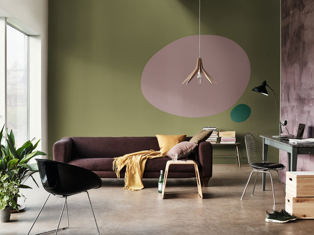 Contemporary Living Room by Dulux