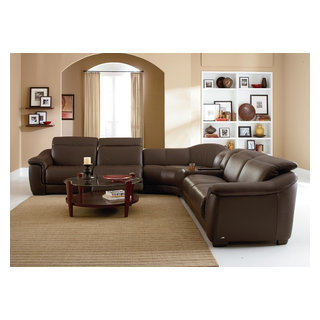 Baers leather sectional deals