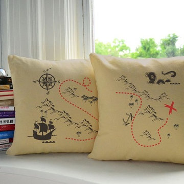Nautical and Beach Throw Pillows