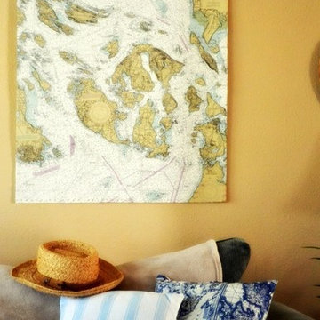 Nautical Charts used for wall art