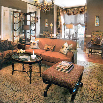 Nejad Persian Oriental Area Rug Featured in Bucks County Home Newtown New Hope S