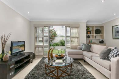This is an example of a traditional living room in Sydney.