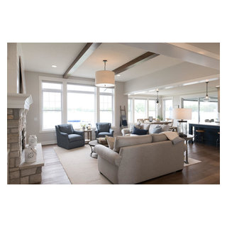 Neutral Colored Interior Home - Contemporary - Living Room - Grand ...