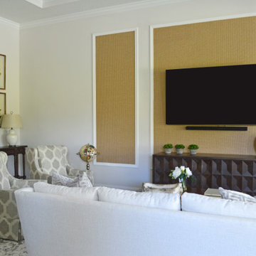 Neutral Great Room with Feature Wall