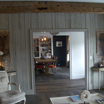 New Canaan custom farmhouse - interiors