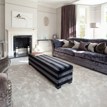 New carpeting throughout a renovated period country property