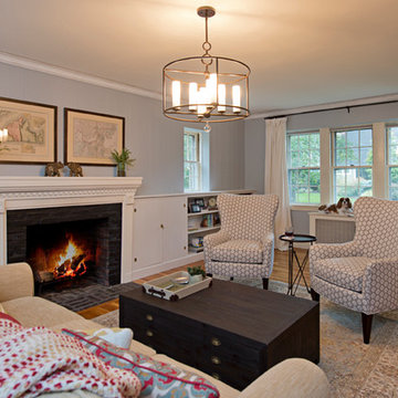 New England Coastal Living Room