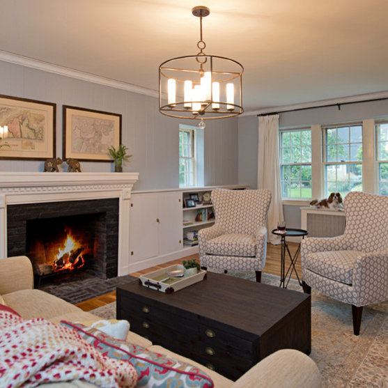 New England Living Room Houzz