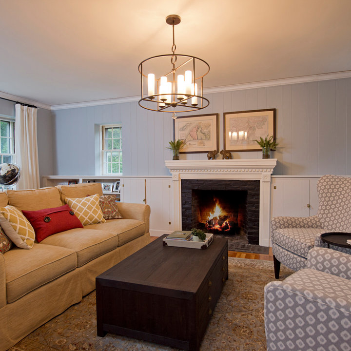 New England Living Room Houzz