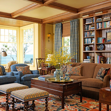 New England Living Room | Houzz