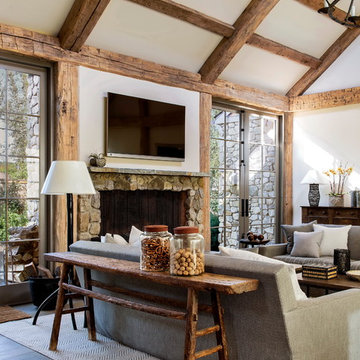 New England Stone Farmhouse in Los Angeles, CA