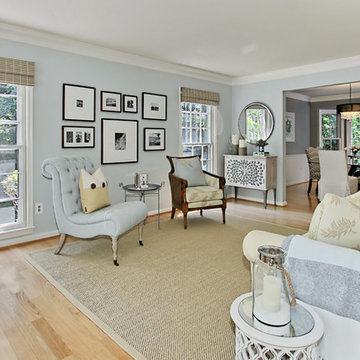 New Floor plan and gallery wall in Living Room