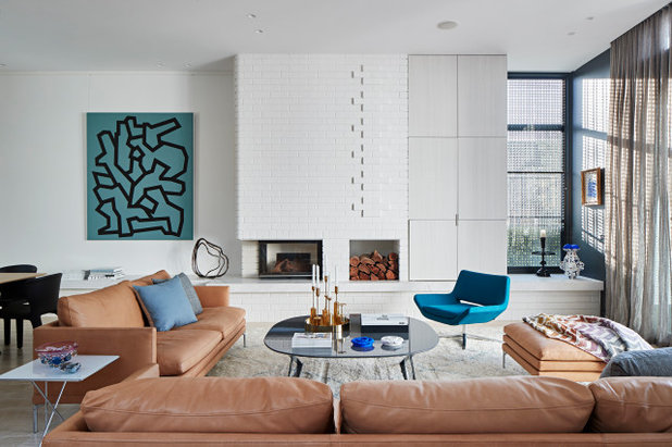 Contemporary Living Room by Bower Architecture
