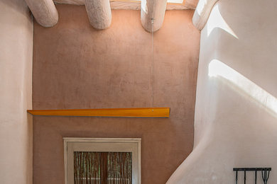 Design ideas for a mediterranean living room in Albuquerque.