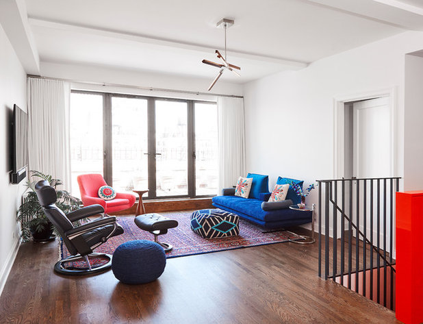 Modern Living Room by Lauren Rubin Architecture