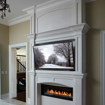 New York Linear Fireplace Mantel.