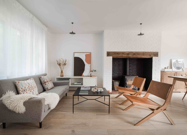 Scandinavian Living Room by An Artful Life