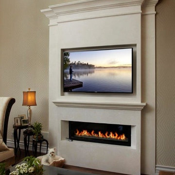 Neww York Linear Fireplace Mantel