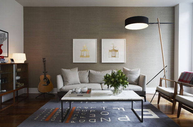 Contemporary Living Room by Croma Design Inc.