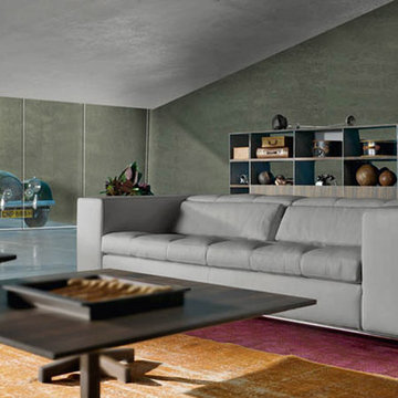 Nick Leather Sofa by Cierre