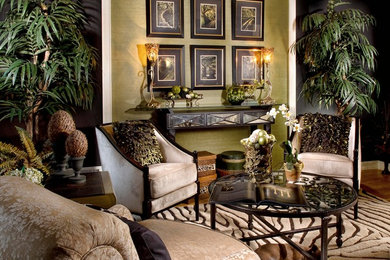 Living room - eclectic living room idea in Atlanta