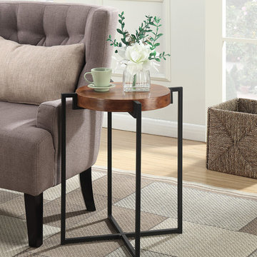 Nordic round Tray End Table