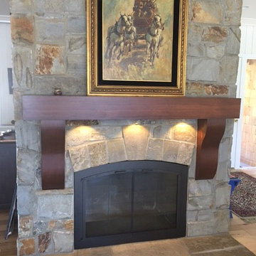 North Idaho Artist Retreat Fireplace Renewal