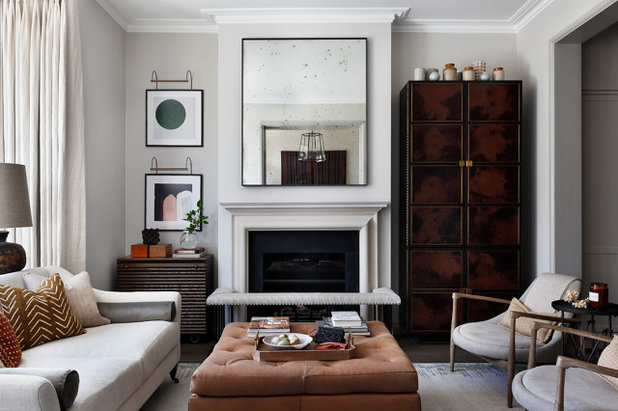 Transitional Living Room by Kudos Design & Build Ltd