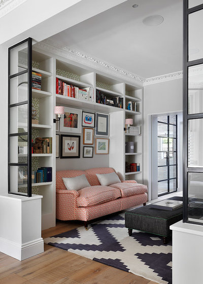 Transitional Living Room by Turner Pocock