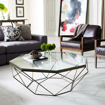 Not Your Typical Glass Coffee Table