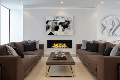 This is an example of a modern living room in London.