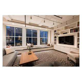 Nyc Industrial Loft Apartment - Industrial - Living Room - New York - By  Laura Kaehler Architects | Houzz