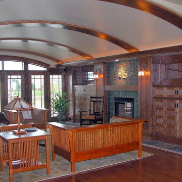 oak barrel ceilings