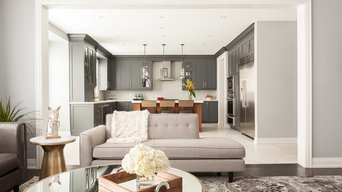 Oakville New Build - Living Room & Kitchen