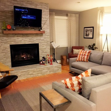 Observatory Park Mid-Century Modern Living Room