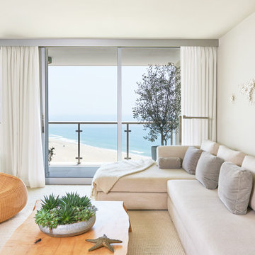 Ocean Avenue Penthouse Living Room
