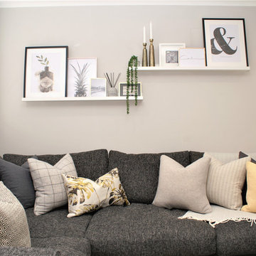 Ochre and Grey Living Room