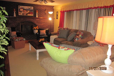 Inspiration for an eclectic living room remodel in Bridgeport
