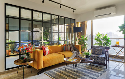 Mumbai Houzz: A Flat Opens Up With Light, Glass & Clever Ideas