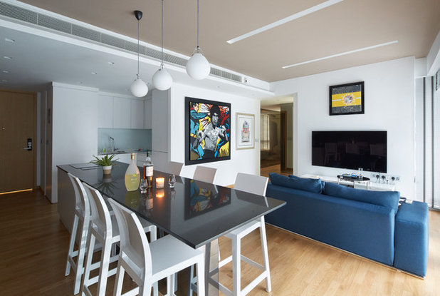 Contemporary Living Room by asolidplan