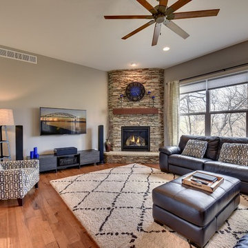 Open Concept Contemporary Craftsman Custom Home by Thorson Homes