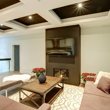 Open Concept Fireplace Feature Wall | Fonthill, ON