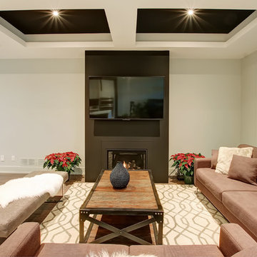 Open Concept Fireplace Feature Wall | Fonthill, ON